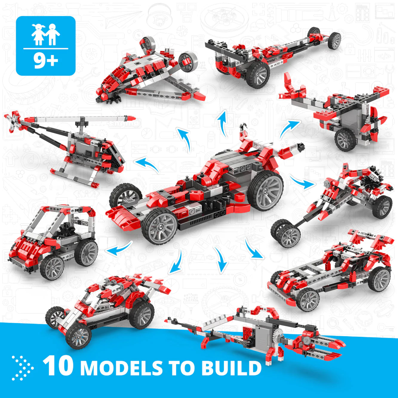 Auto De Carreras F1 Para Armar +10 Modelos | Engino
