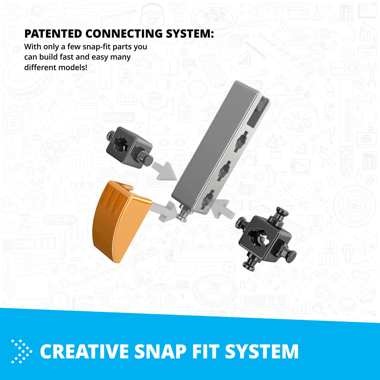 Inventor Mechanics Cuatriciclo +5 modelos | ENGINO