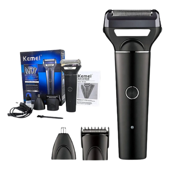 Afeitadora 3 en 1, Kemei KM-239