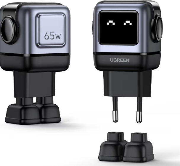 Cargador de Pared UGREEN Mini Robot Nexode 3 puertos - 65W