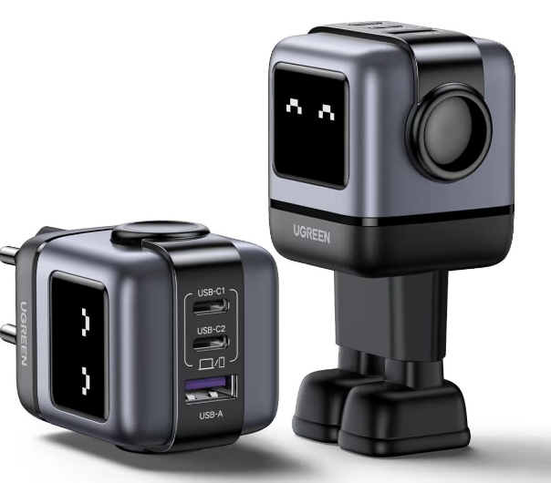 Cargador de Pared UGREEN Mini Robot Nexode 3 puertos - 65W