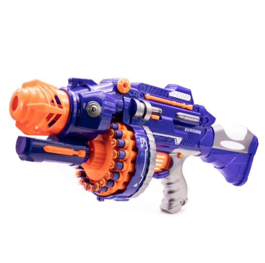 Ametralladora automática c/tambor Giratorio Grande