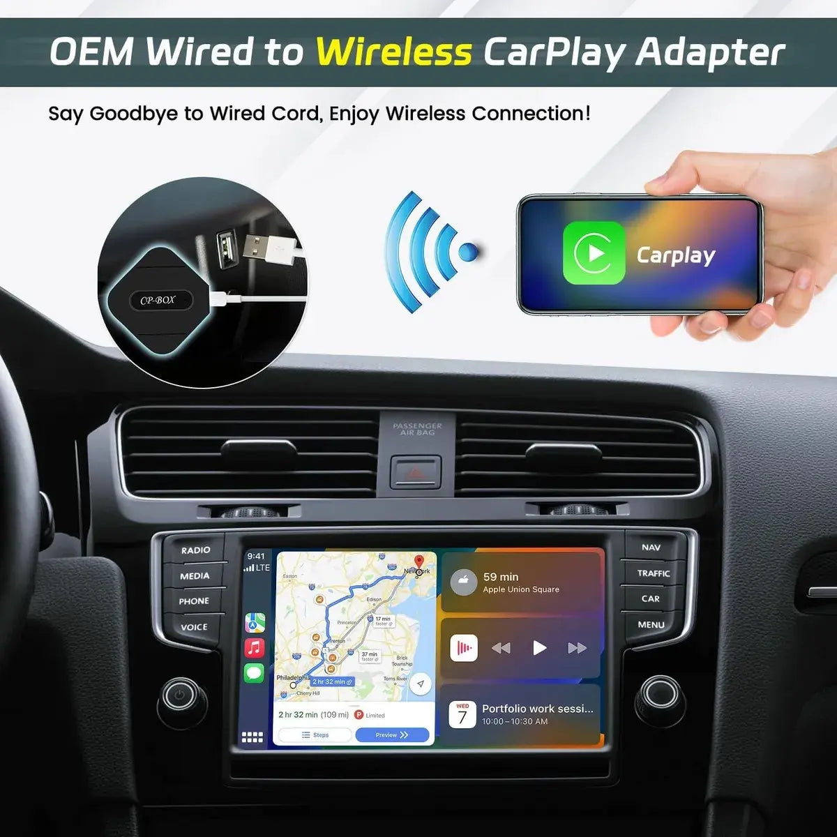 Adaptador Inalámbrico para auto