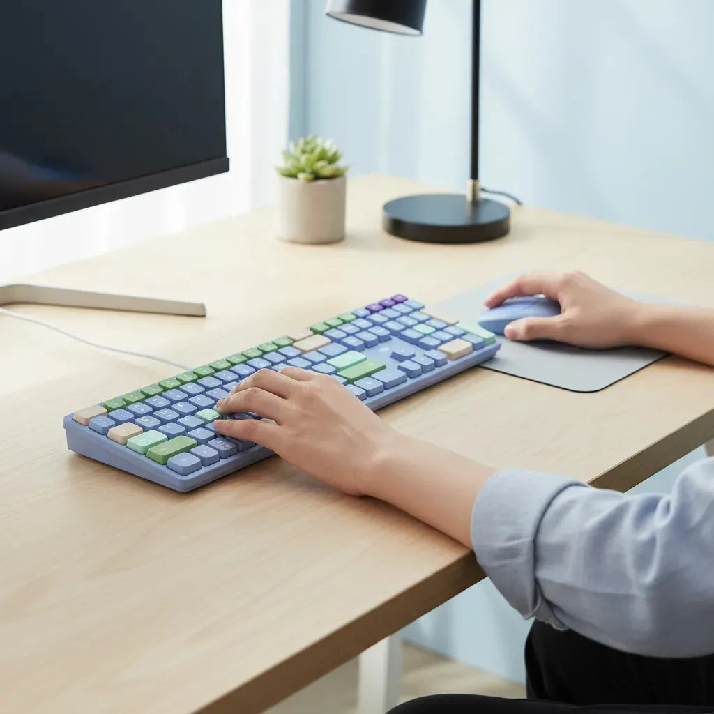 Kit Teclado Y Mouse Inalámbrico Fantech Wk895 Go Pop