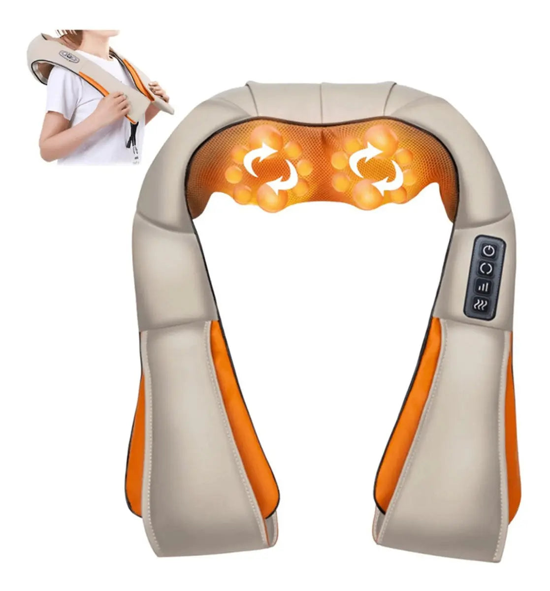 Masajeador Eléctrico Espalda / Cuello Con Temperatura