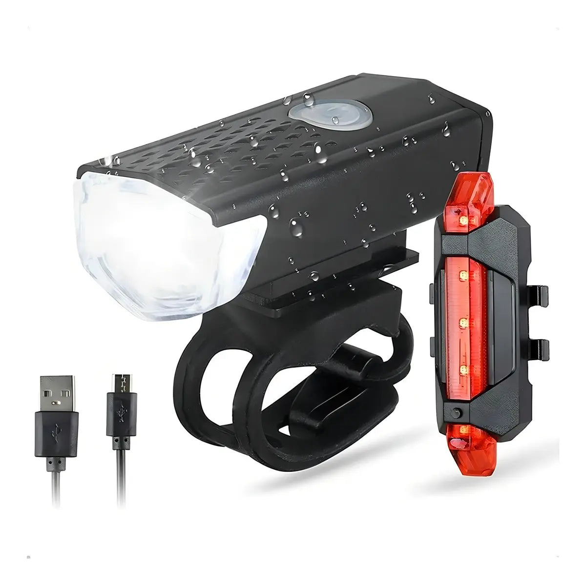 Set Luces Led para Bicicleta - Recargables