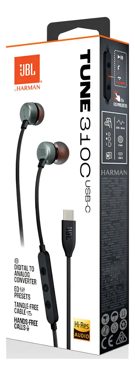 Auriculares con cable Tune 310c - JBL