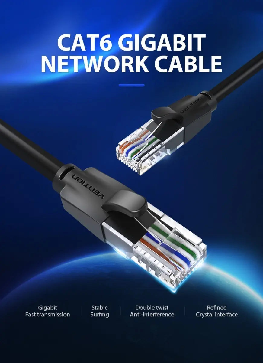 Cable De Red Cat6 2 Mt - Vention