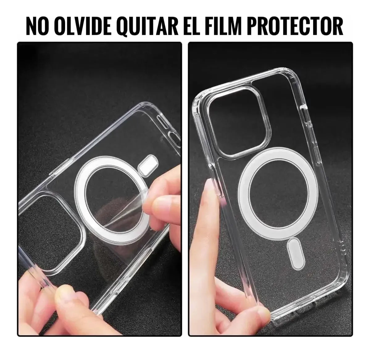 Funda Case Transparente Magsafe Iphone 11/12/13/14/15/16/17