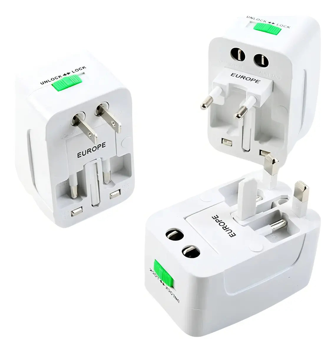 Adaptador De Enchufe Universal Americano / Europeo