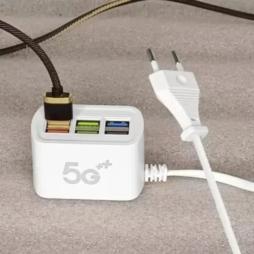 Zapatilla / Alargue 6 Puertos USB
