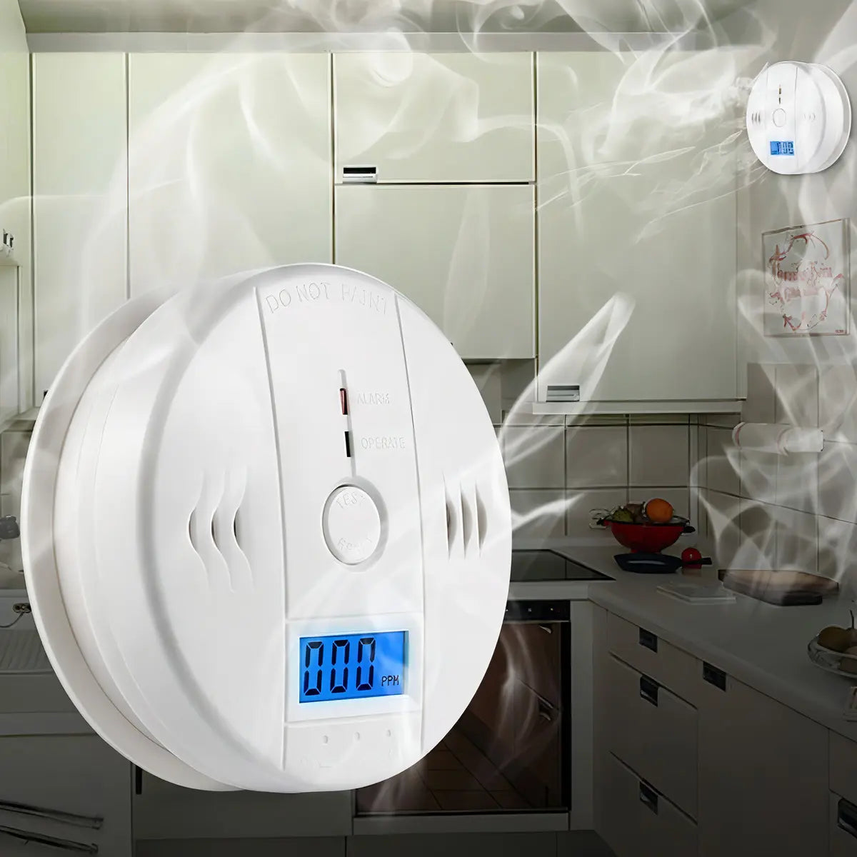 Alarma Detector Monóxido De Carbono Digital