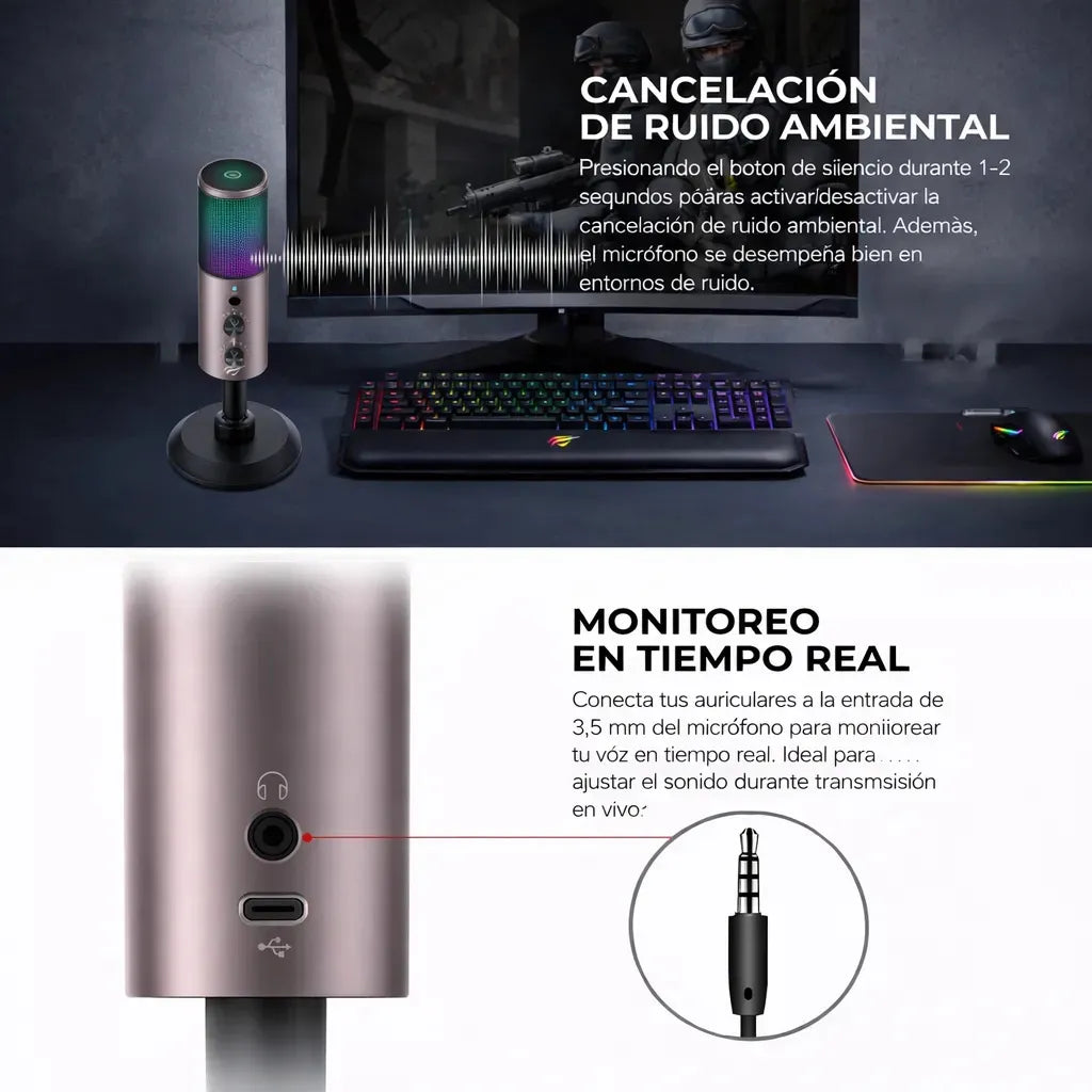 Micrófono Gamer Havit GK61