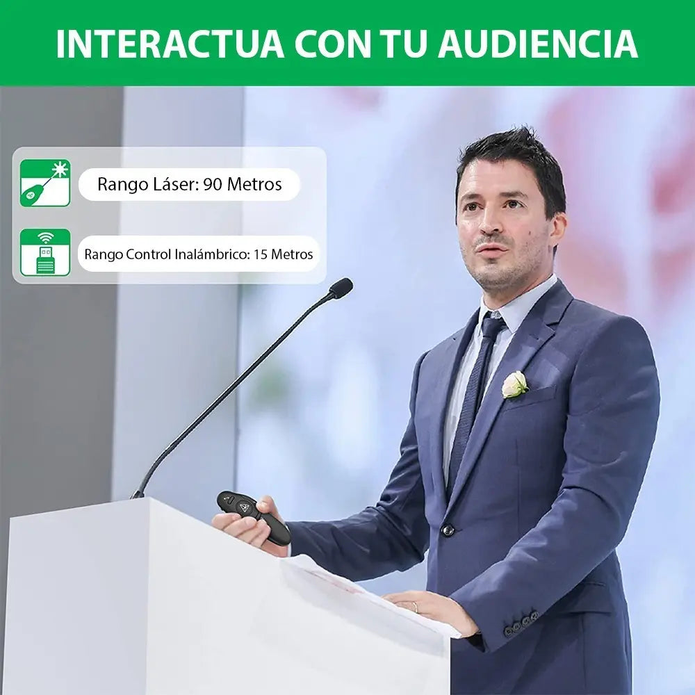Presentador Diapositivas Puntero Inalámbrico
