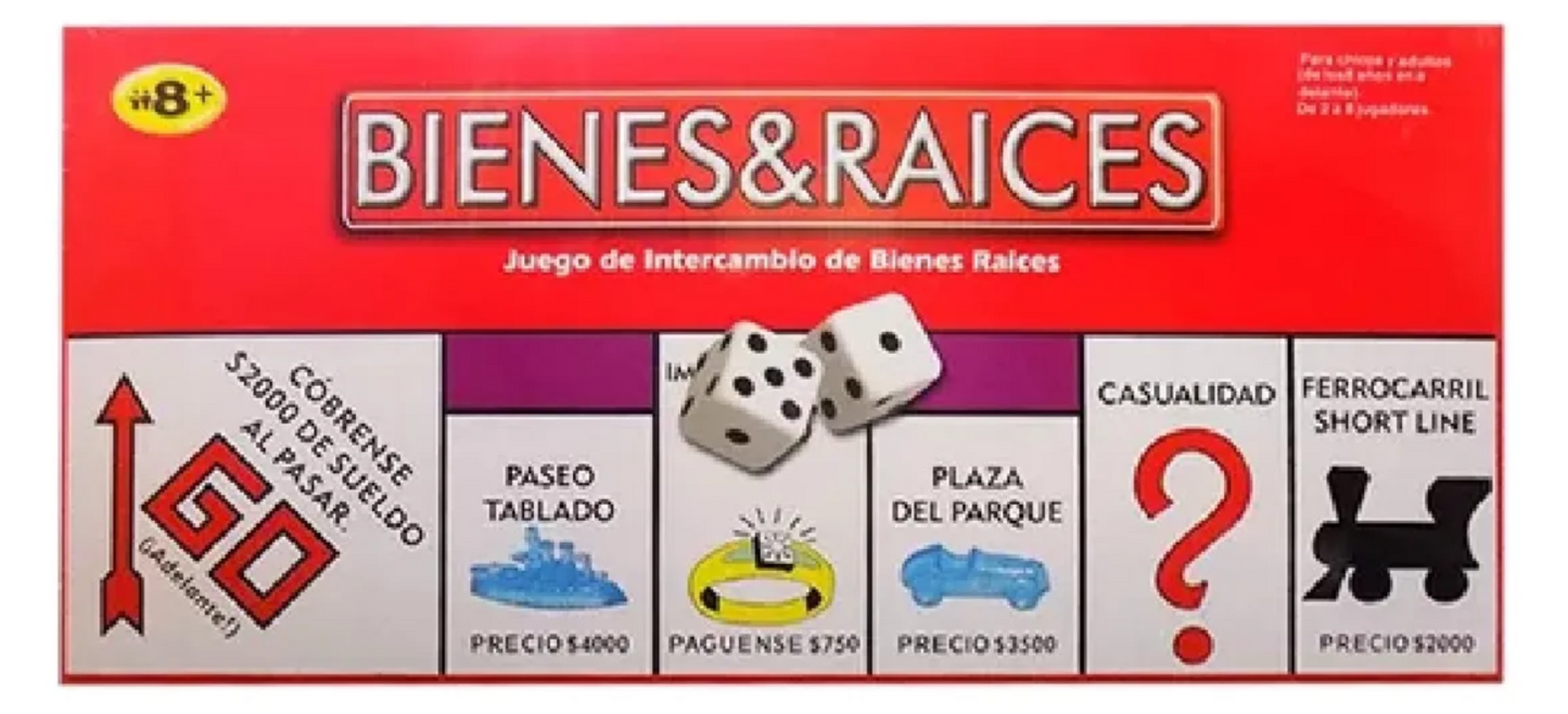 Juego de Mesa Bienes & Raíces / Banco Inmobiliario