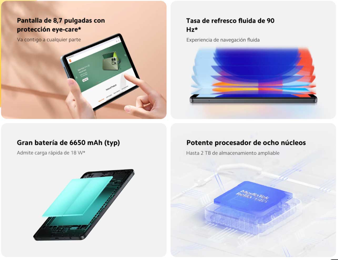 Tablet Xiaomi Redmi Pad Se 8.7" 4GB RAM / 64GB