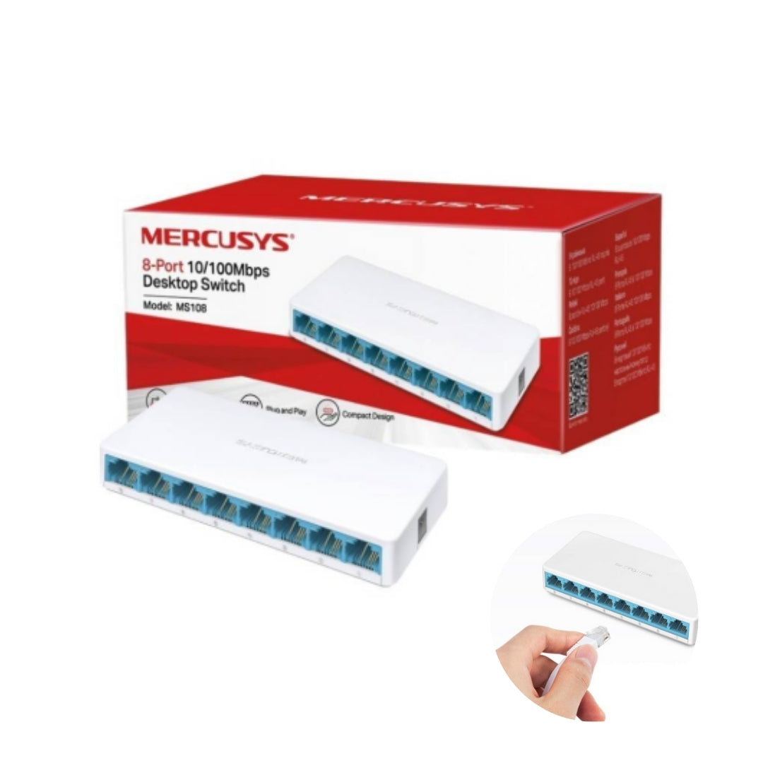 Switch MS108, 8 Puertos