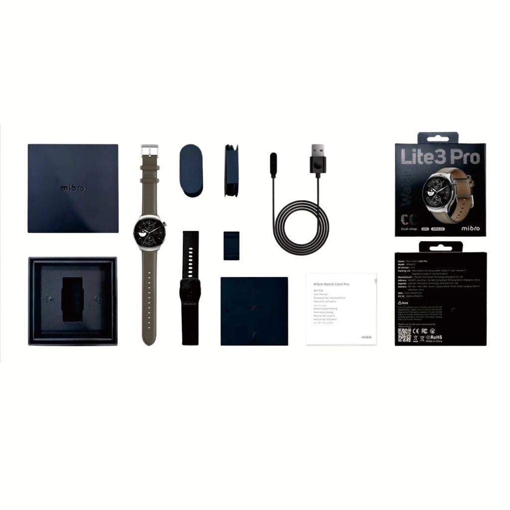 Smartwatch by Xiaomi Mibro Lite 3 Pro con 2 Mallas