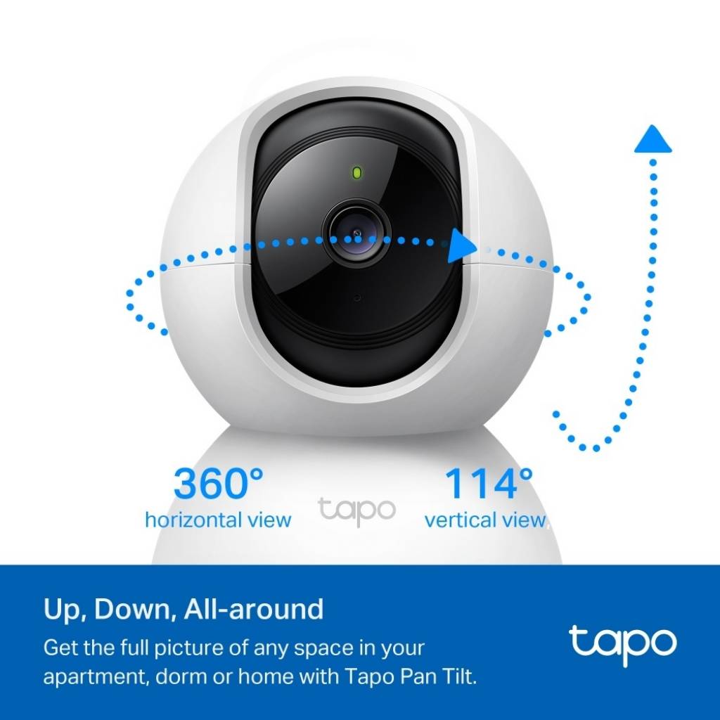 Cámara IP TP-LINK TAPO C200C HD Domotica Pan/Tilt WiFi Visión Nocturna