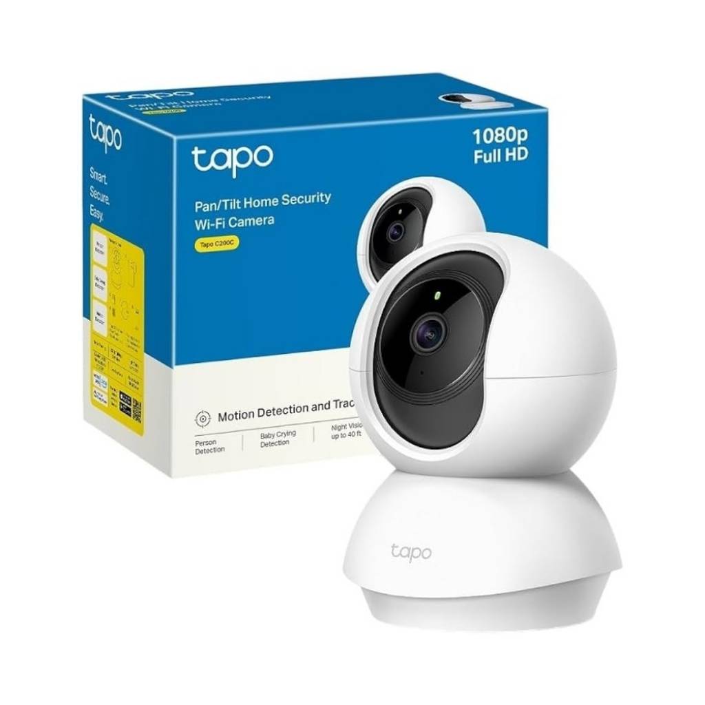 Cámara IP TP-LINK TAPO C200C HD Domotica Pan/Tilt WiFi Visión Nocturna