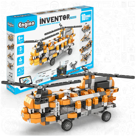 Helicóptero De Juguete Para Armar Con Motor | Engino