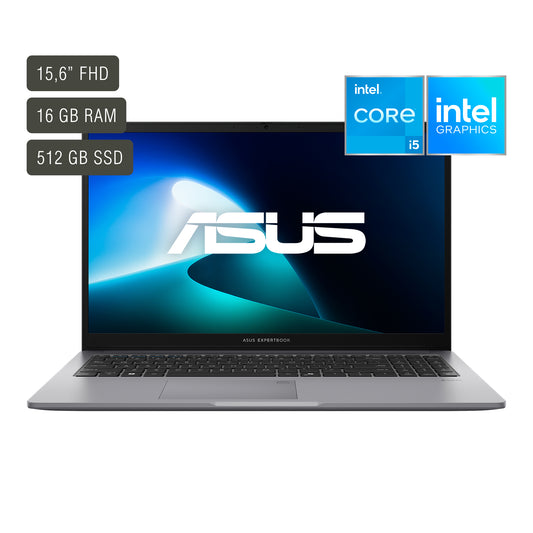 Notebook Asus Expertbook 15,6'' Core I5 16GB RAM / 512GB - Sin Windows