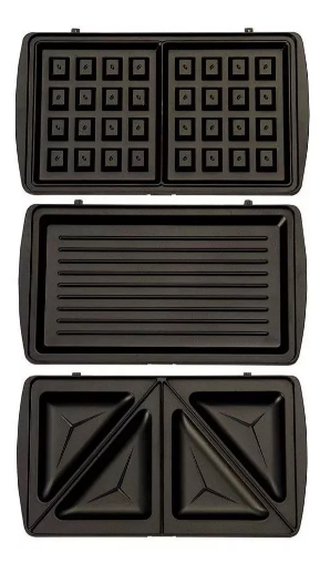 Sandwichera Doble Inox 3 en 1 PKCR44