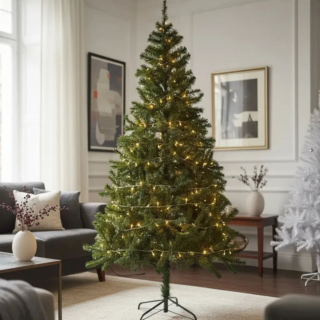 Árbol Navidad Premium 210 cm Frondoso - Verde