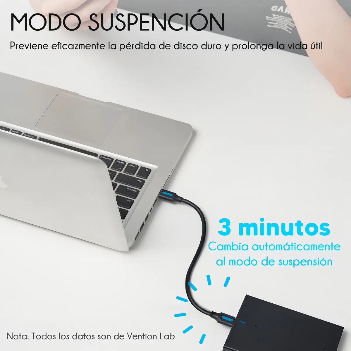 Gabinete Carcasa Ssd Hdd 2.5 Sata Usb 3.0 Case Vention 6 Tb