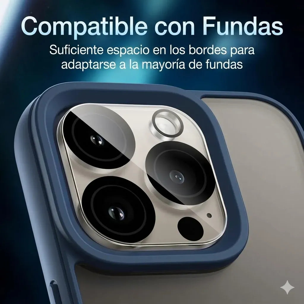 Vidrio Reforzado Para Cámara De Iphone 16 Plus
