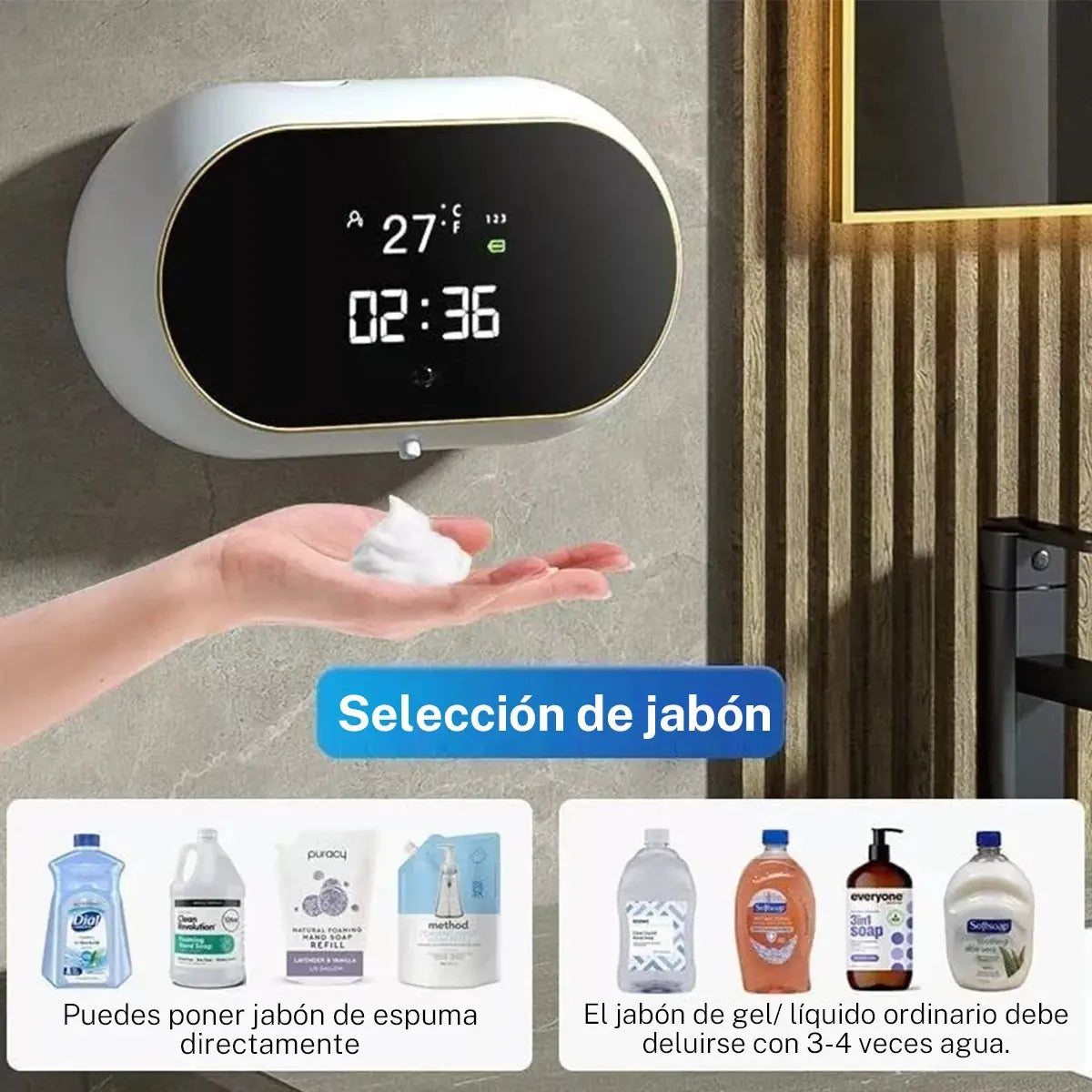 Dispensador de Jabón Automático