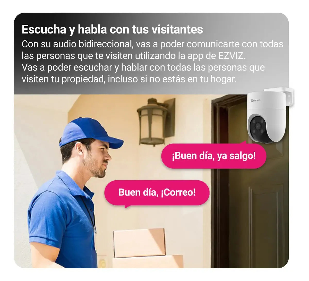 Cámaras de Vigilancia Ezviz H8c Full HD 360° Con Visión Nocturna