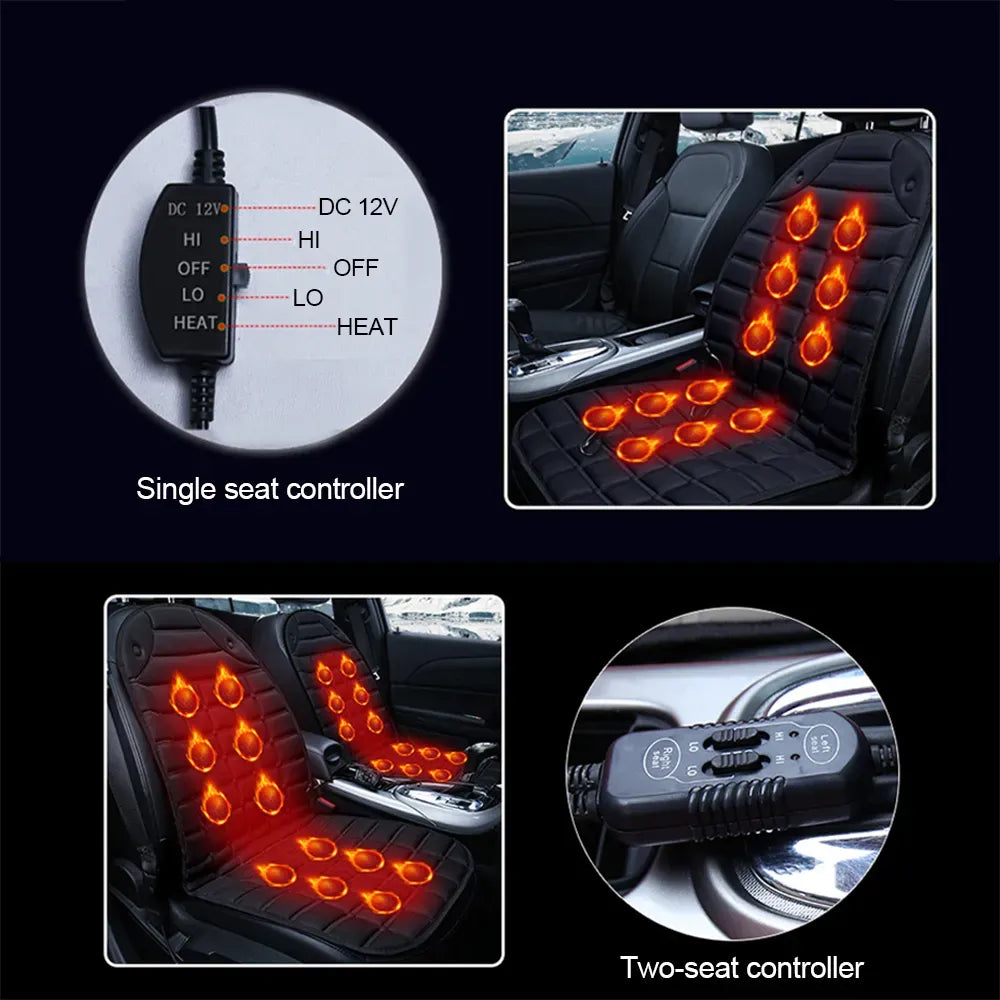 Funda Calentador de Asiento para Auto y Camioneta 12v