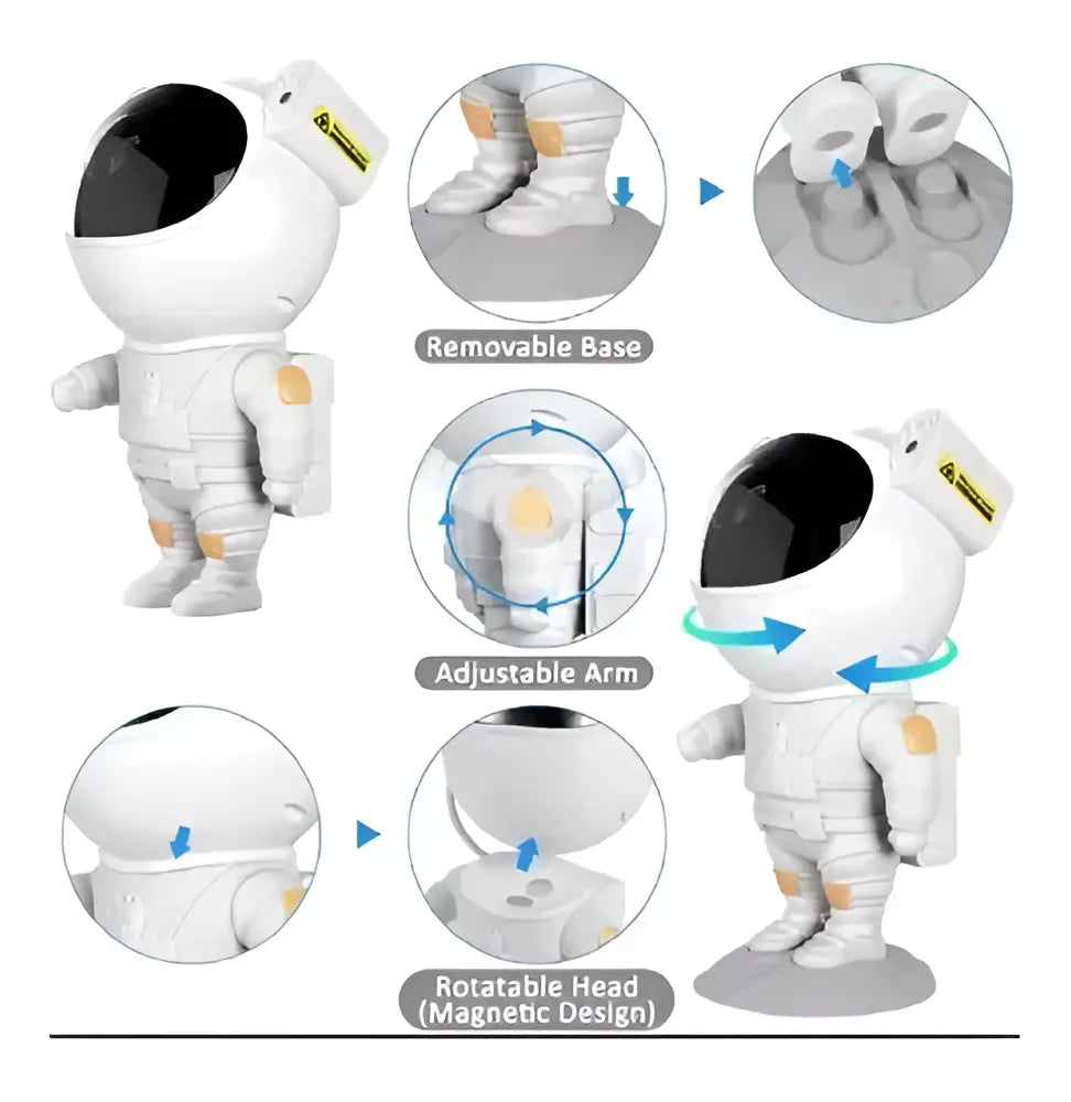 Lampara Led Proyector Astronauta