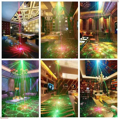 Equipo Proyector Luces Laser Rítmicas Con Control