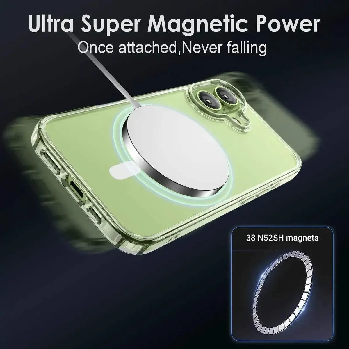 Funda Case Transparente Magsafe Iphone 17 / 17 Pro / 17 Pro Max