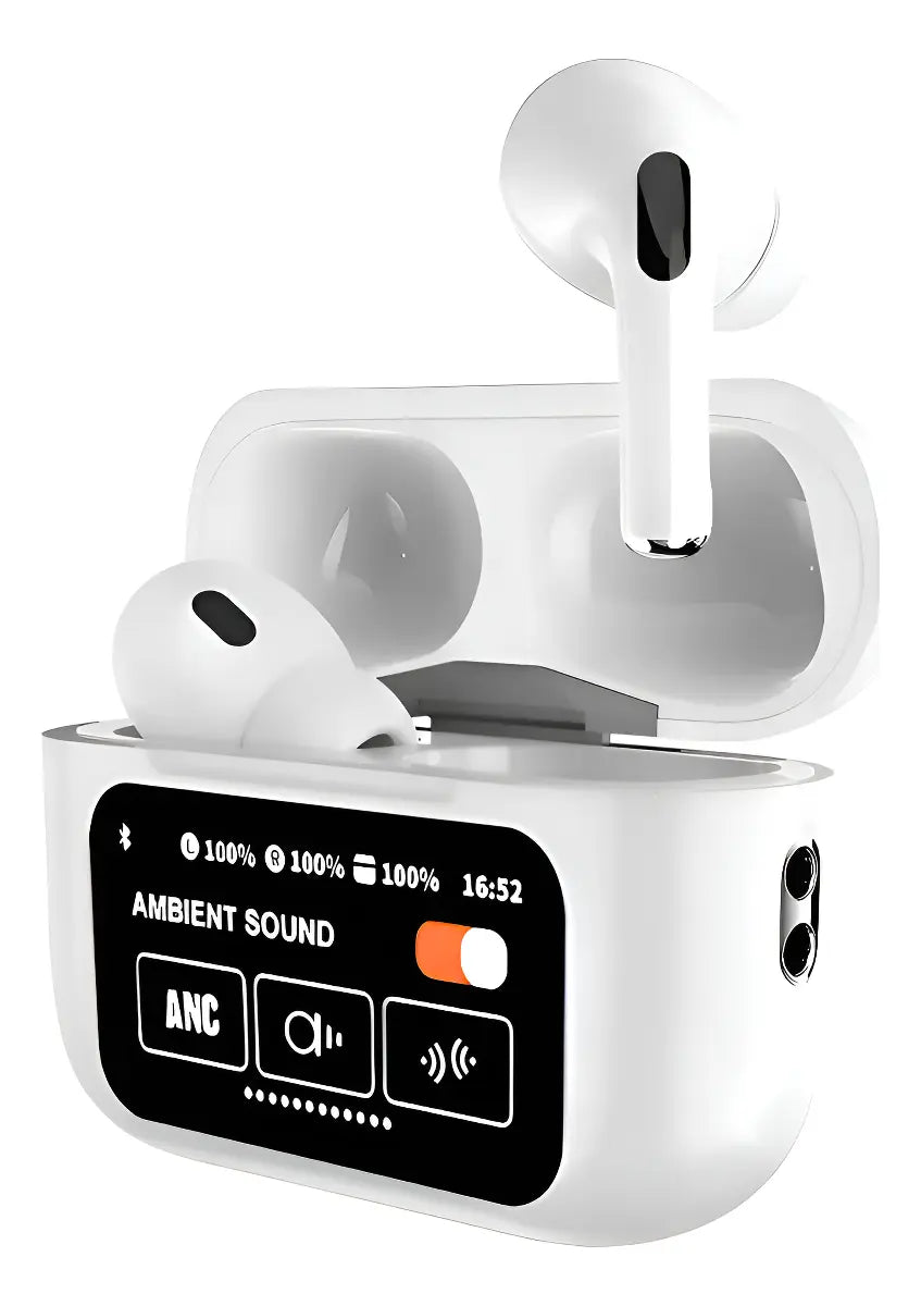Auriculares Inalambricos Con Pantalla Anc + Enc