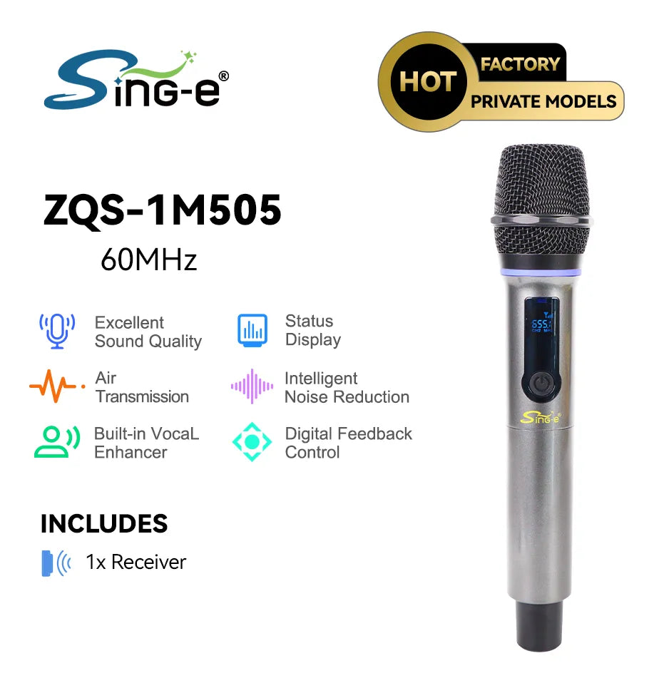 Micrófono Inalámbrico para Karaoke / Fiestas