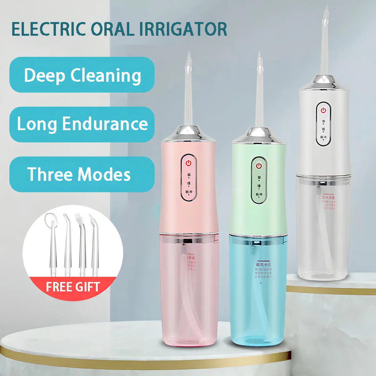 Irrigador Bucal Portátil Recargable