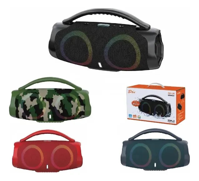 Parlante Portatil Con Luces Sing-e