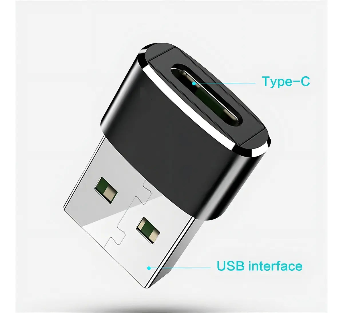 Adaptador USB Tipo C Hembra a USB Macho