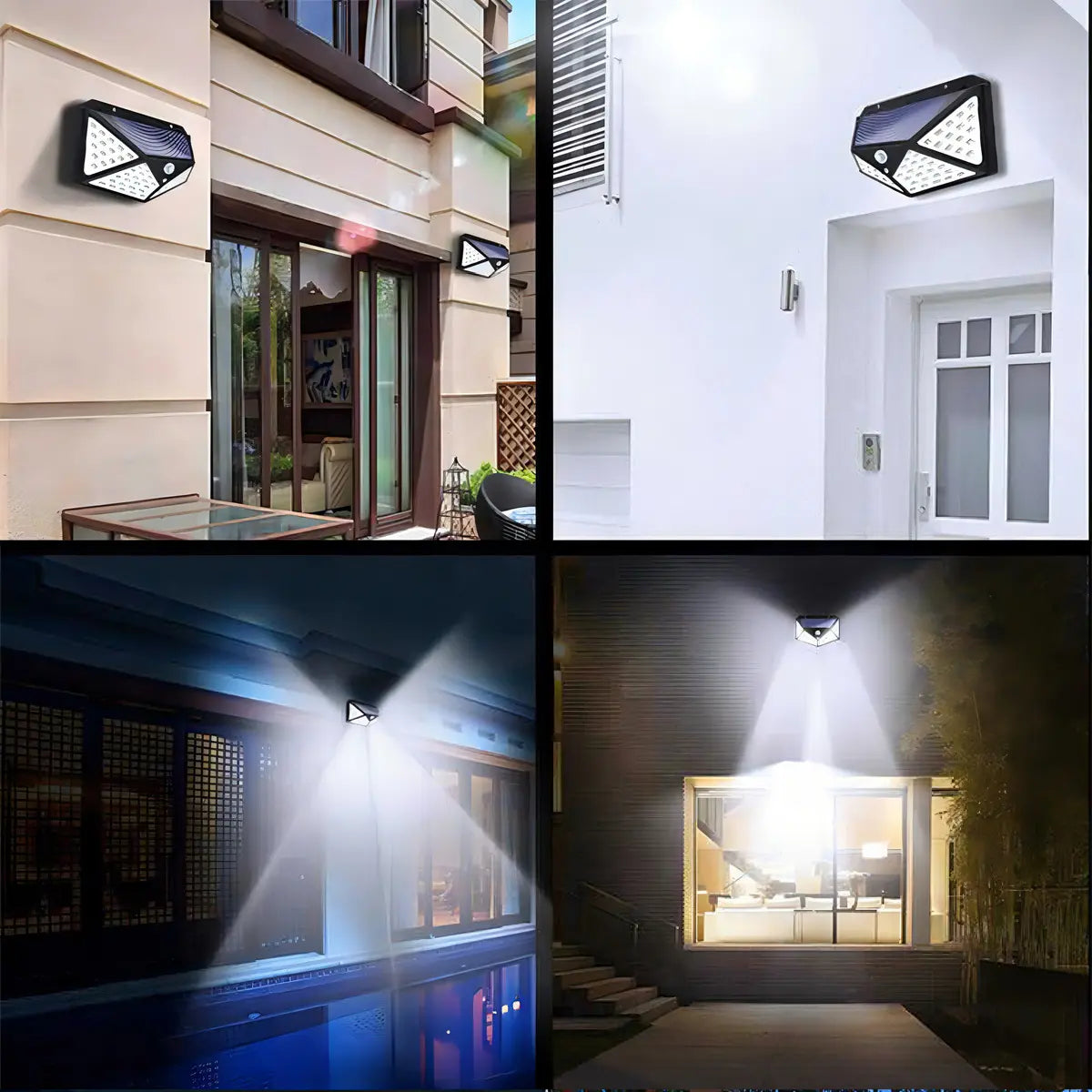 Foco Solar LED con Sensor de Movimiento para Exterior