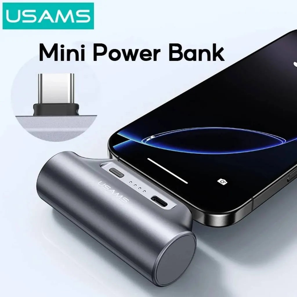 Mini Power Bank Tipo C 3000mah / 20w