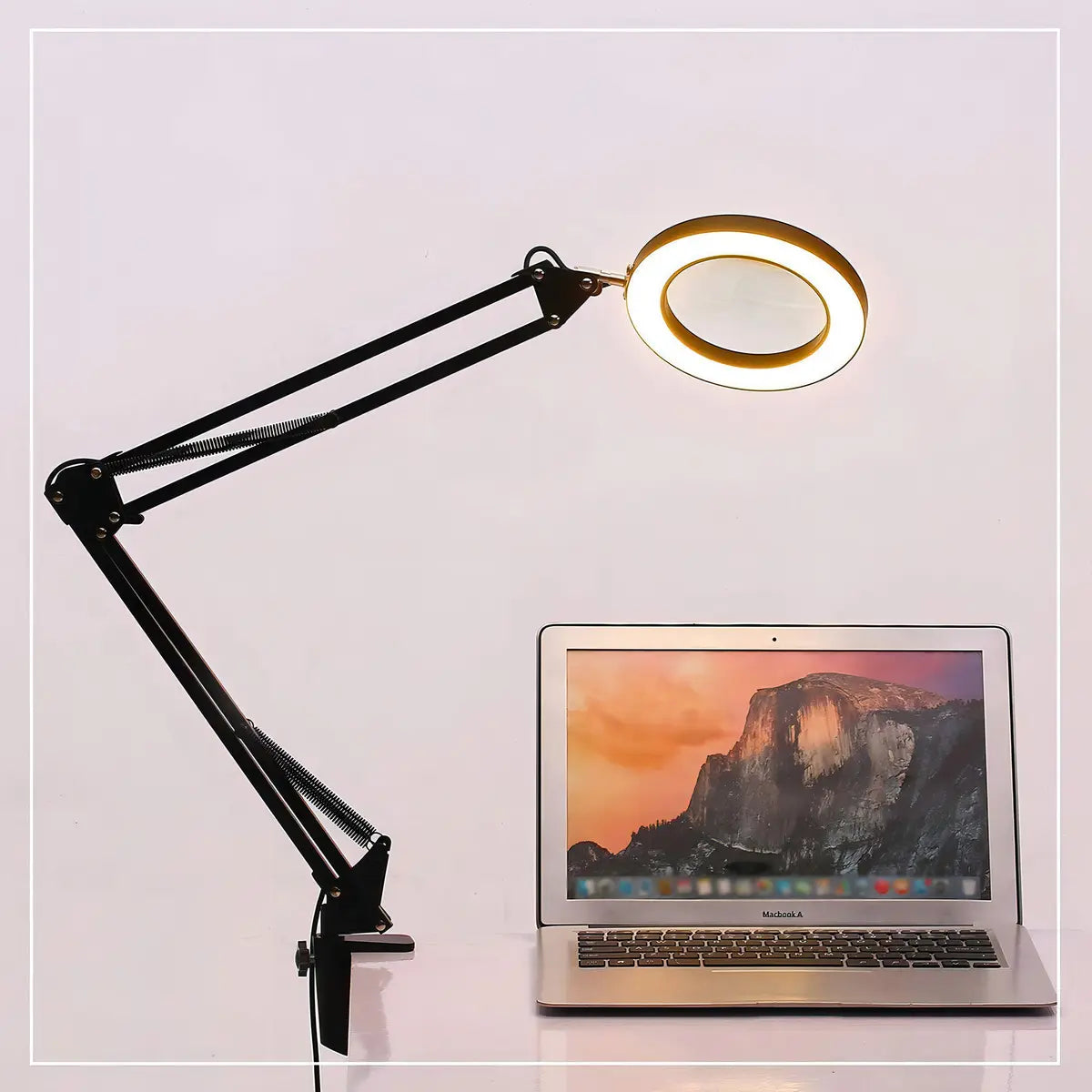 Lampara led con lupa