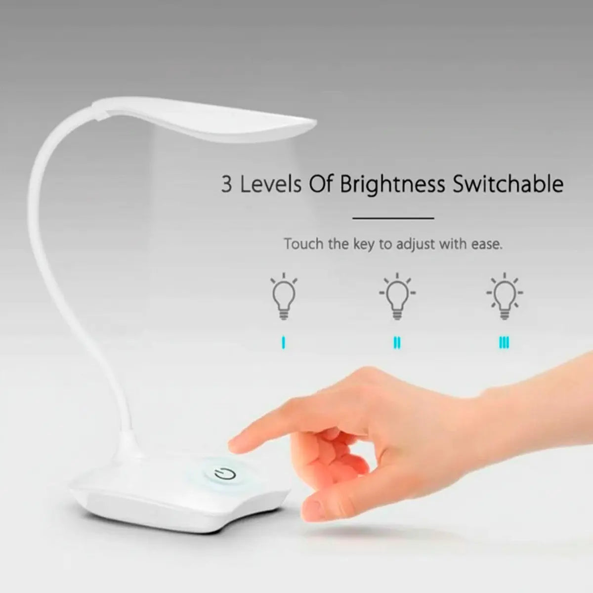Lampara Led Con Base Táctil / Recargable
