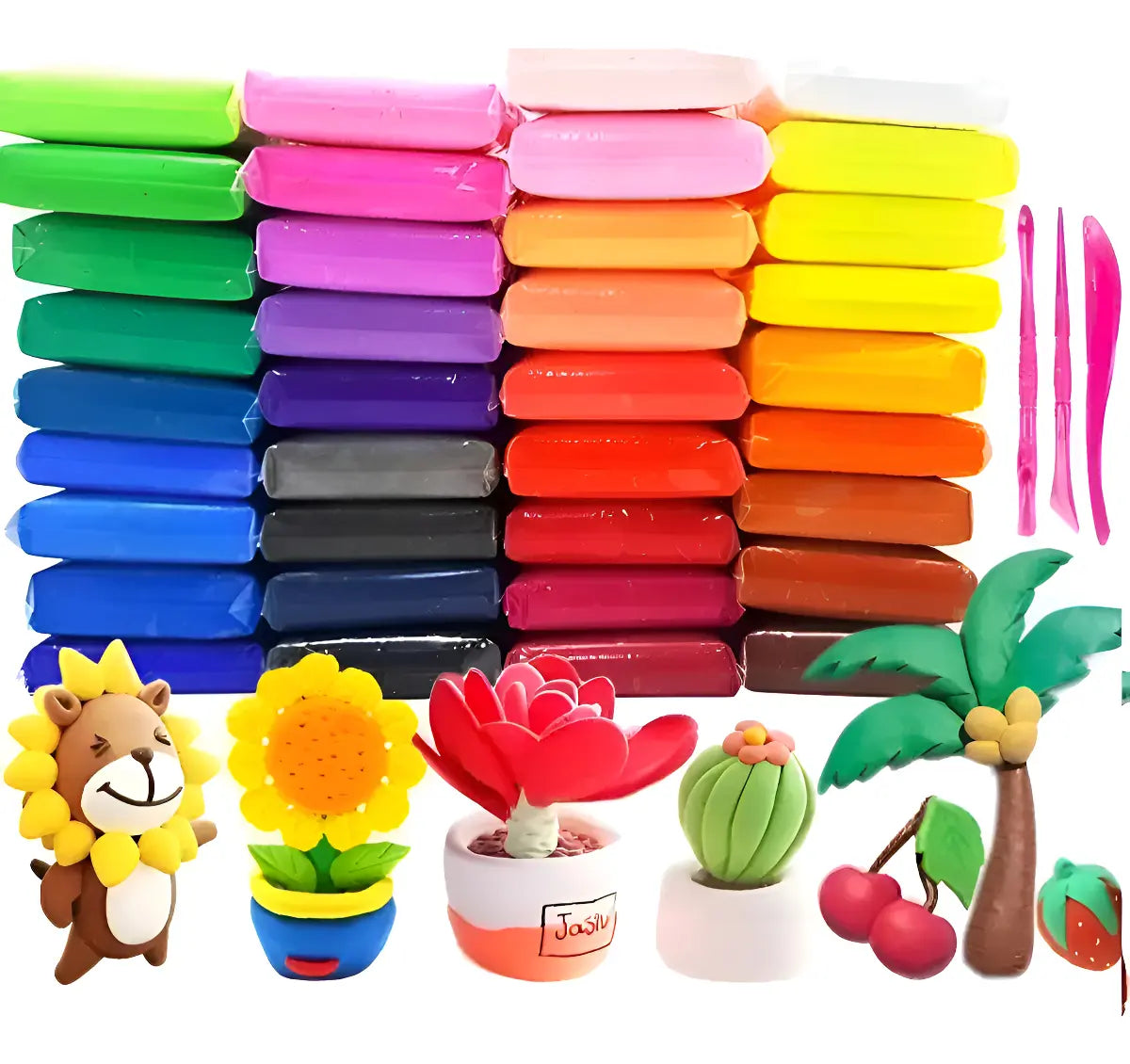 Pack 36 Masas De Moldear Para Niños