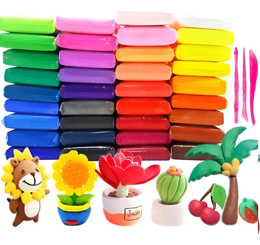 Pack 36 Masas De Moldear Para Niños