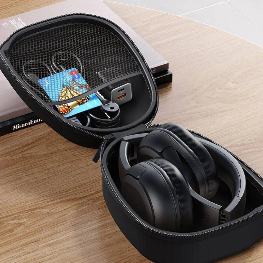 Estuche / Funda Para Auriculares Con Compartimientos Rígido