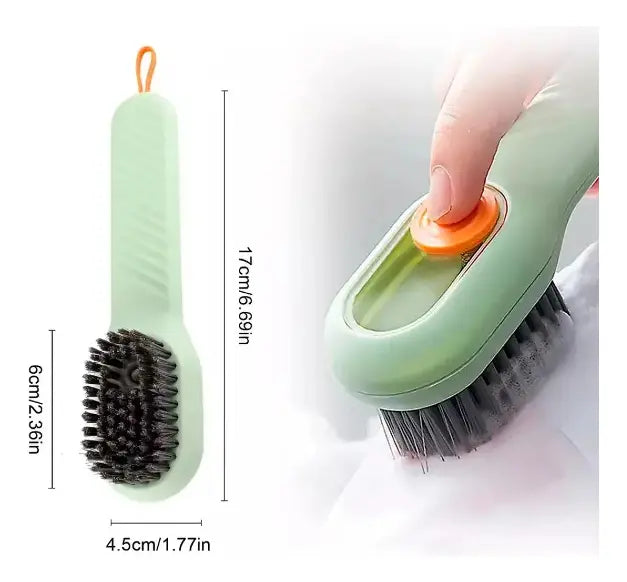 Cepillo De Limpieza para zapatos Con Dispensador De Jabón