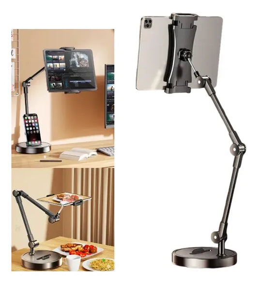 Soporte Giratorio 360° Con Base Para Tablet